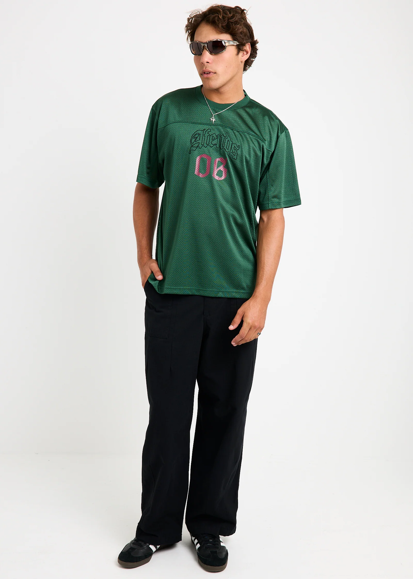 Zero Six Mesh Jersey Boxy T-Shirt - Image 3