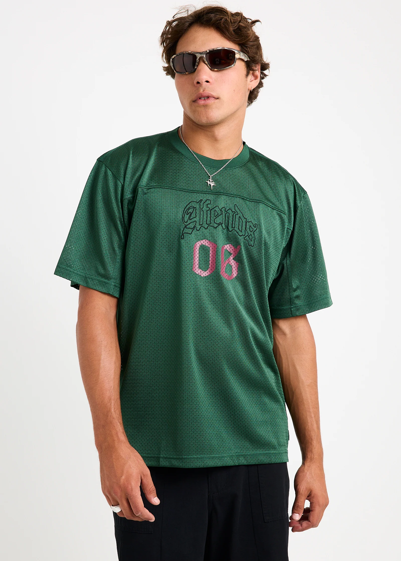Zero Six Mesh Jersey Boxy T-Shirt - Image 4