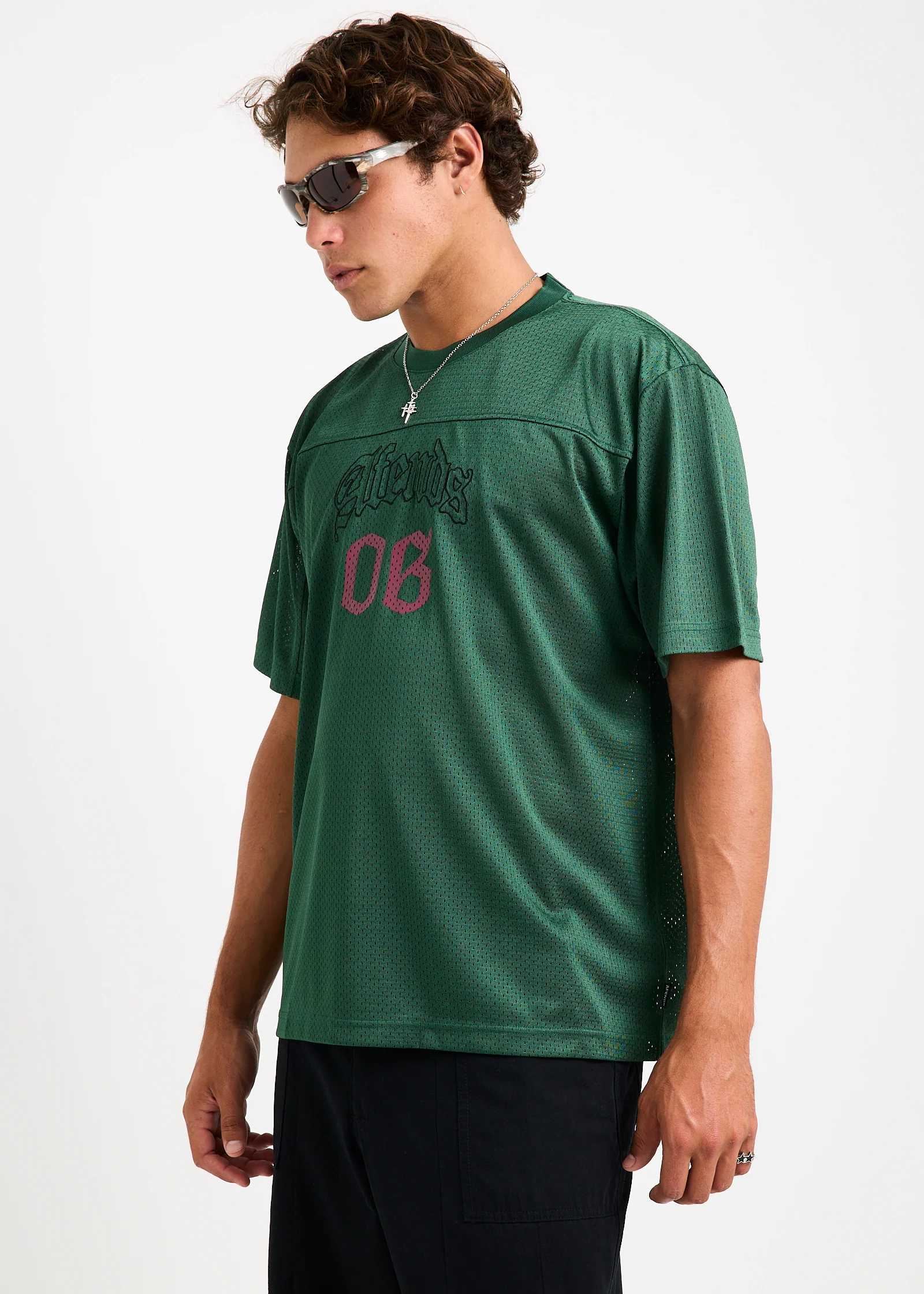 Zero Six Mesh Jersey Boxy T-Shirt - Image 5