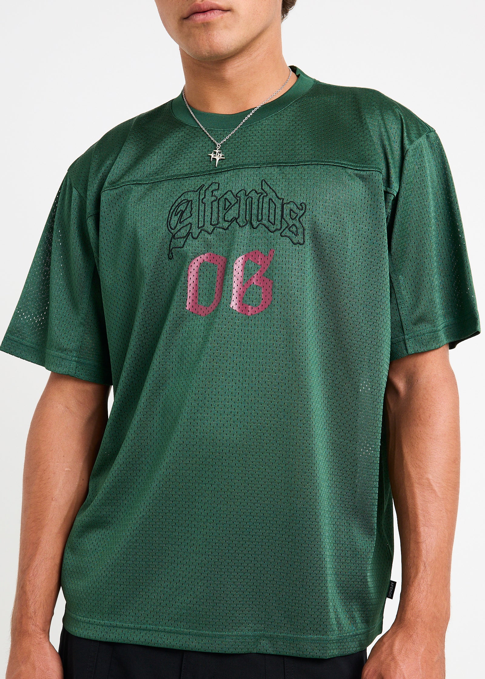 Zero Six Mesh Jersey Boxy T-Shirt - Image 6