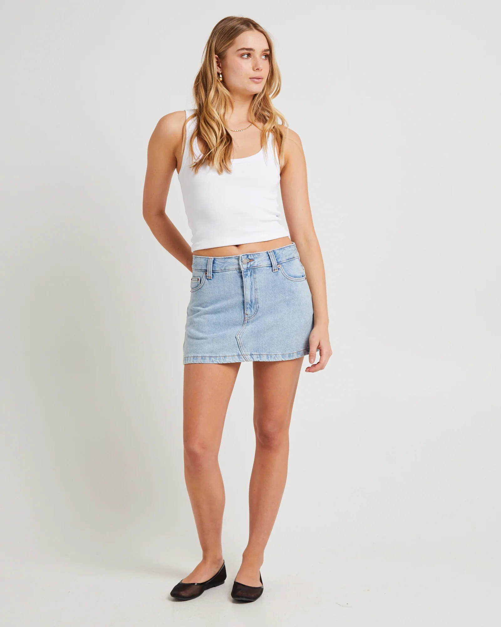 Ziggy Mid Denim Skirt - Image 3